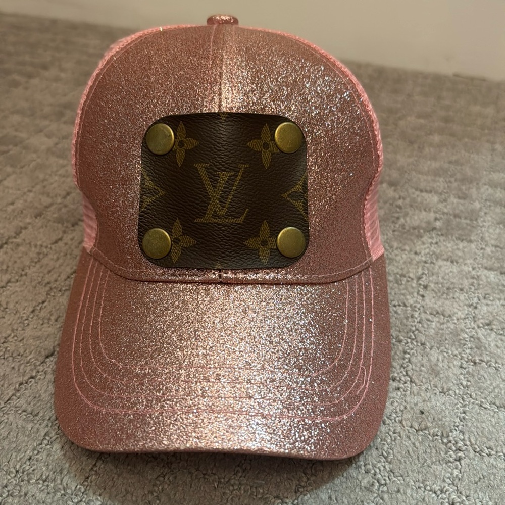 Pink sparkle hat